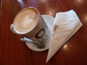 Latte bij JoMa Bakery